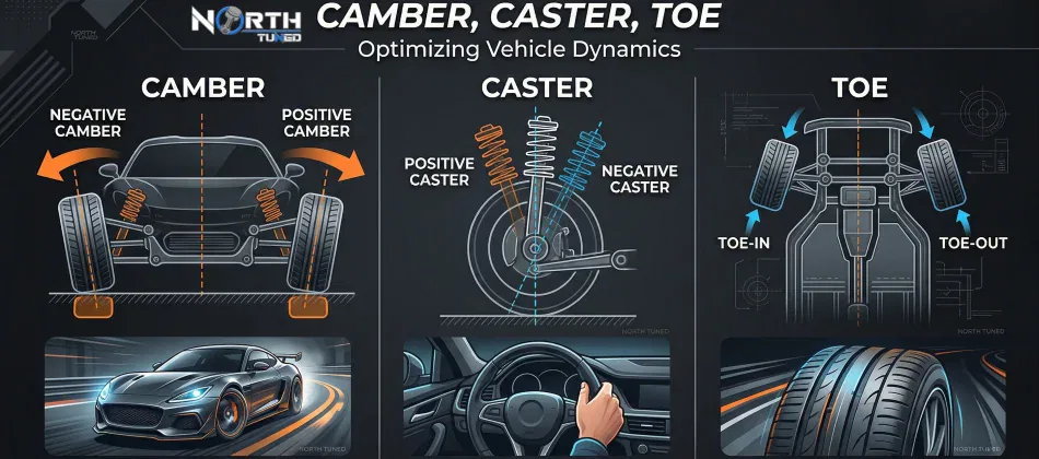 Fundamentals of Vehicle Dynamics: What are Camber, Caster, and Toe?