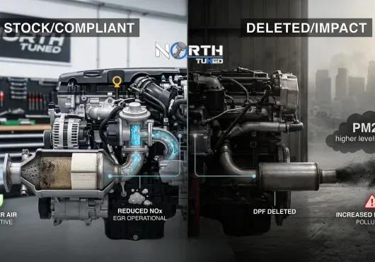 The Environmental Impact of DPF and EGR Deletes: Performance vs. Planet