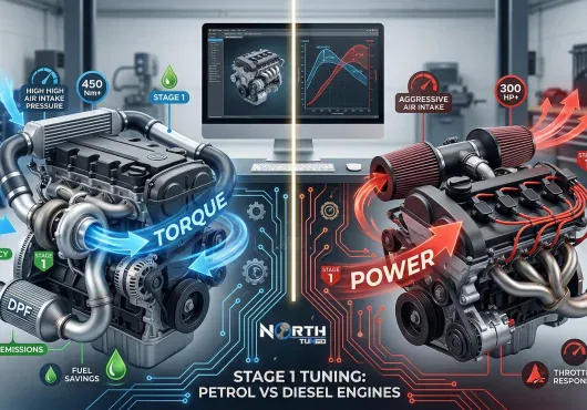 Comprehensive Guide to Stage 1 Tuning for Petrol vs. Diesel Engines